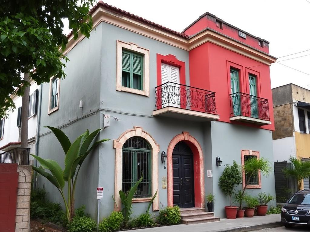 Edificio moderno con apartamentos corporativos